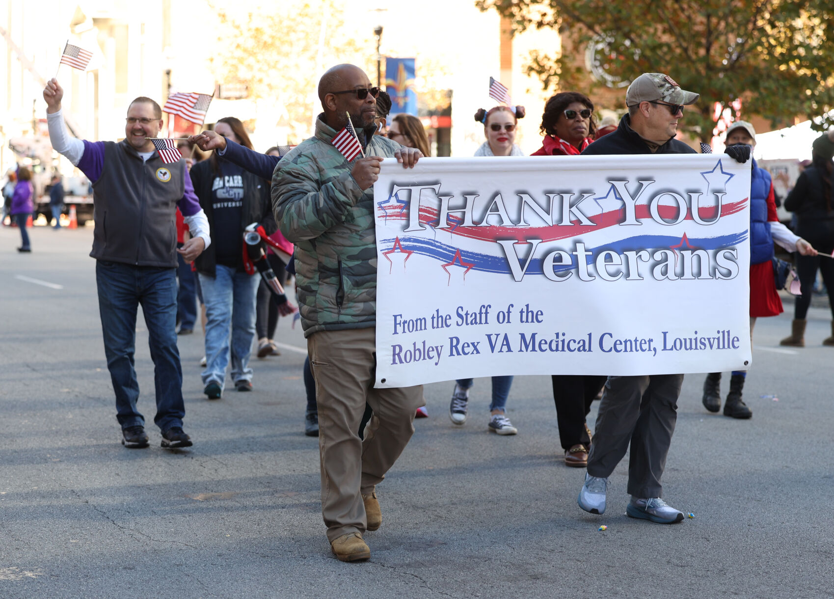 Robley Rex VA Center at parade.JPG